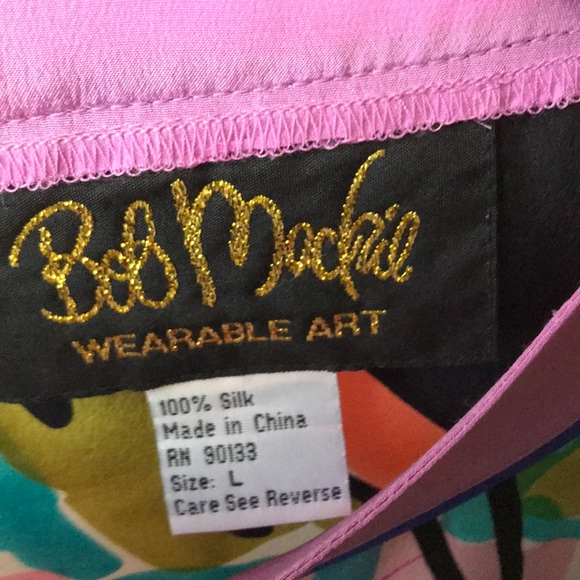 Bob Mackie Wearable Art Silk Top - Picture 6 of 8